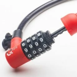 Antivol Qloc Cable à Chiffre Ø12 - 650MM -Vélos et Accessoires Soldes antivol qloc cable a chiffre 650mm 2